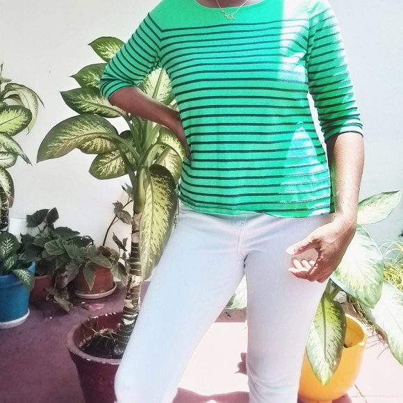 Liz Claireborne Top Green - Picture 2 of 8